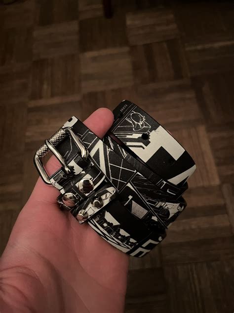 Prada James Jean Comic Print Belt w/ Tags 